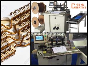 Double wire loop binding machine DCA520 with hanger part for calendar