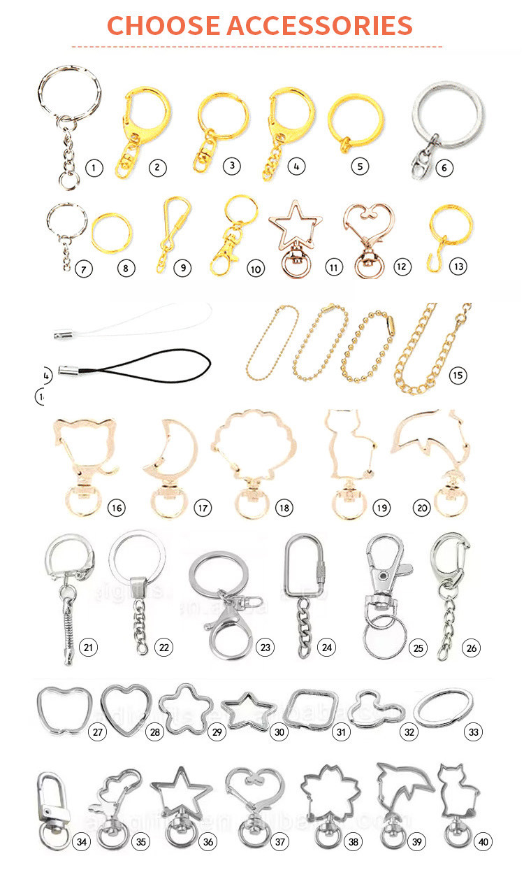 Custom Logo Embossed Debossed Rubber Soft PVC 3D 2D Print Key Chains
