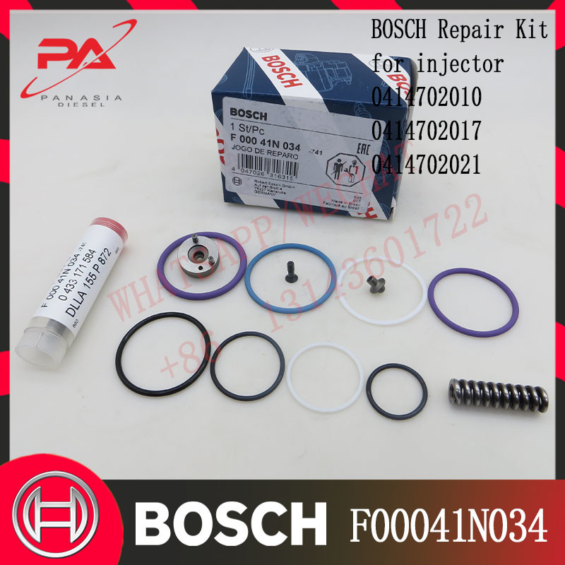 F00041N034 FOR Diesel V-O-L-V INJECTOR Parts Repair Kit 0414702010 0414702017 0414702021 FOR V-O-L-V 5236686 6050251 2044040