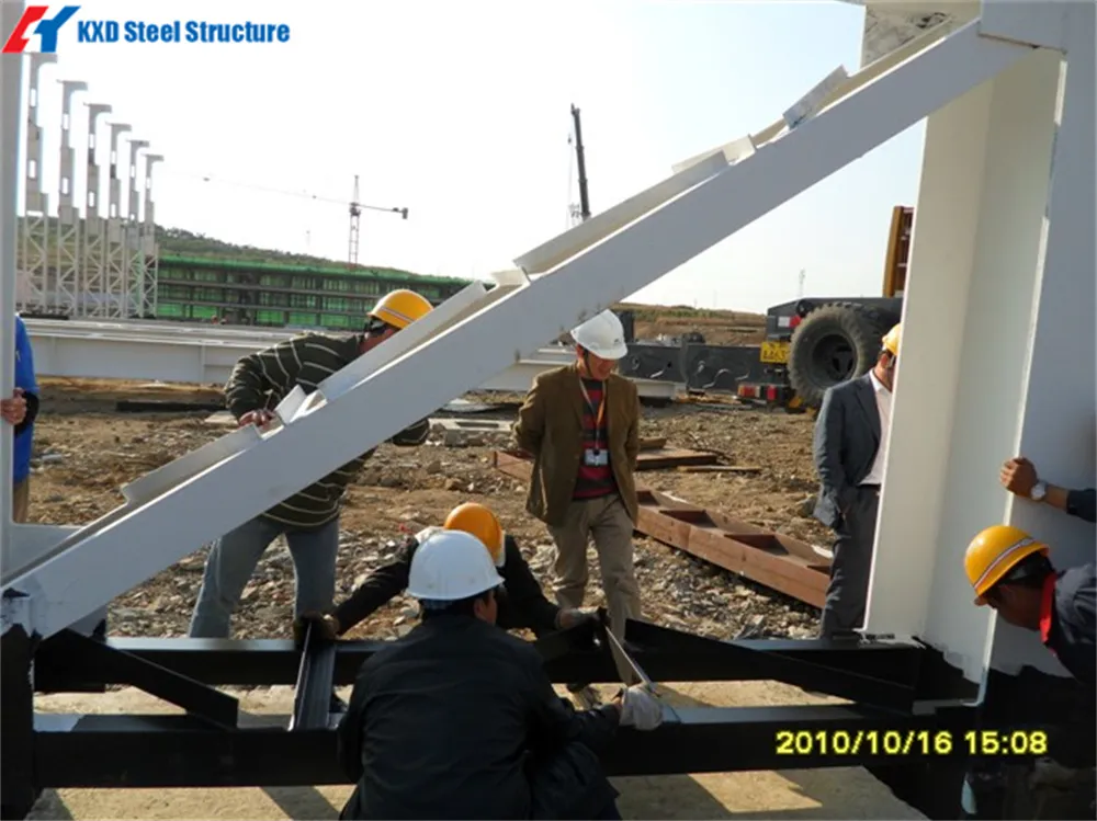 Light Steel Structure for Mauritius Prefabricated Fabrication Factory Construction Storage Warehouse (KXD-SSW220)