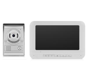 Buy cheap 7 Inch LCD Transfer 4 Wire Video Intercom System DC 15V CMOS Ring Door View Cam product