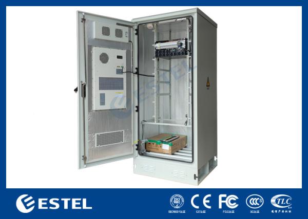 Quality 30U Intergrated Outdoor Power Cabinet With Rectifier System Sensors Energy Storage Enclosure for sale