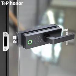 Buy cheap Semi Auto Smart Fingerprint Door Lock Tuya Wireless Unlock Biometric Access Door Lock product