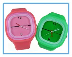 China cheap custom design jelly silicone sports unisex watch on sale