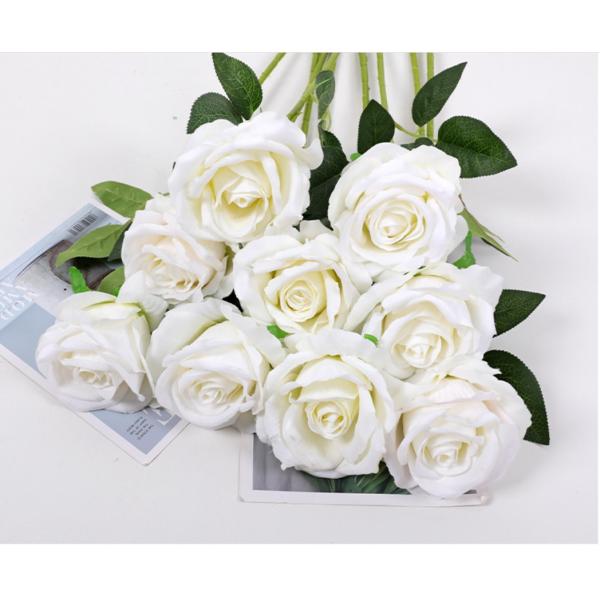Single Head Artificial Rose Bundle 52cm Length High Simulation
