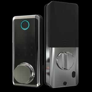 China Key Free Touchscreen RFID Deadbolt Door Lock Latch With Controller Of Gateway on sale