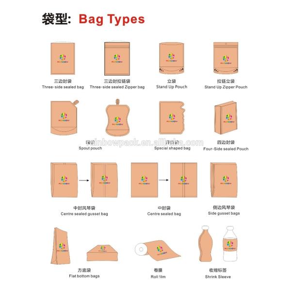 k Stand Up Aluminum Foil Foil Pouch Packaging For Tea / Coffee / Liquid