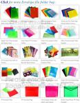 pp envelope pocket folder custom cute printed a4 plastic document carrying file