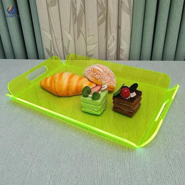 PMMA Material acrylic tray organizer Scratch Resistant Acrylic Serving Tray OEM