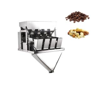 China 2/4 Heads Linear Weigher Packing Machine for Grain Nut Coffee Bean on sale