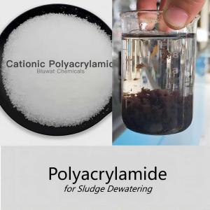 Buy cheap Blufloc Cpam Cationic Polymer For Sludge Dewatering Processing product