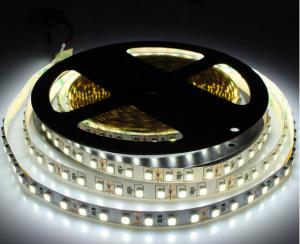 Buy cheap IP20 Narrow side 5mm LED Strip Light 2835 SMD flexible diode tape lamp White/black PCB 120leds/m DC12V tiras led ribbon product