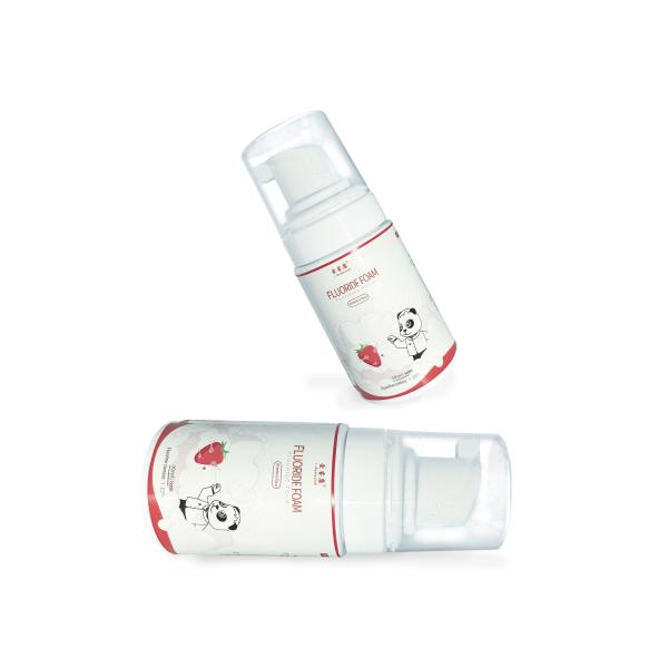 Quality 300ml White Color Dental Fluoride Foam With Grape Flavor for sale