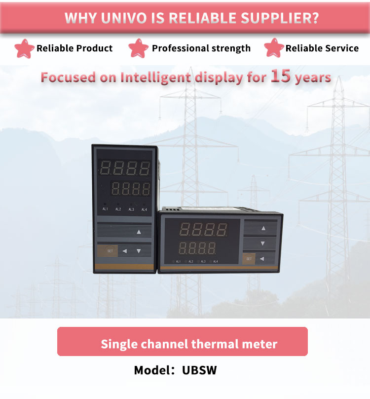 Universal Display and Flexible Input Signal Setting Controller for Thermal Instruments