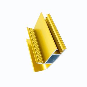 Polish Anodized Aluminum Profiles For Wardrobe / Closet Frame Decorative Edge