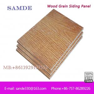 China Wood grain siding waterproof bathroom wall covering panels 3050*192*7.5/9mm on sale