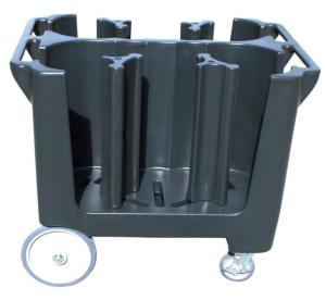 Polyethylene Adjustable Dish Caddy Conveniently Transport Store Plates