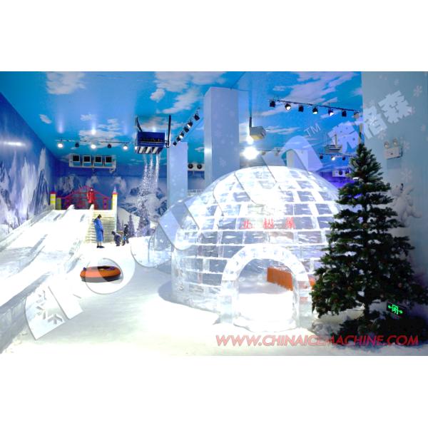 Children Playground Snow Ice Machine with Small Capacity and Video Outgoing-Inspection