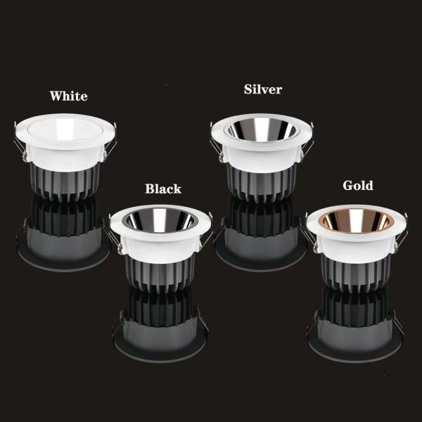 3000K 12W 15W Kitchen Ceiling Downlights BRIDGELUX For Restaurants