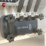 50Hz Three Flavor Soft Ice Cream Maker Machine 25 Liters with Electric Power