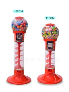 China ABS Material Arcade Games Machines / Mini Spiral Gumball Machine on sale