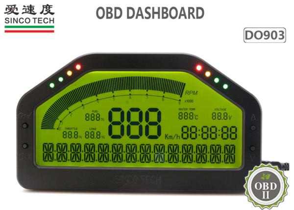 Quality 6.5 Inch OBD2 Race Car Dashboard LCD Digital Race Dash Display DO903 for sale