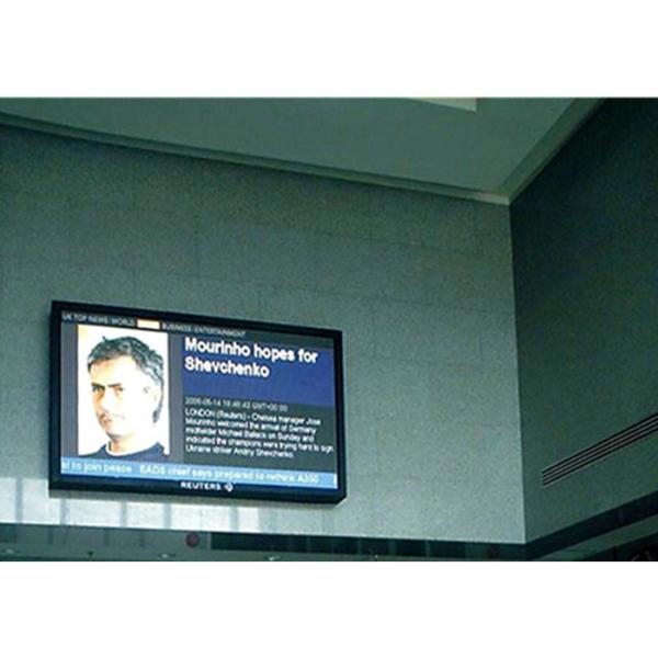 P4 Indoor Fixed LED Display 62500 dot/㎡ Density , Full Color Led Wall