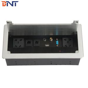 China media meeting used flip up conference table smart sockets on sale