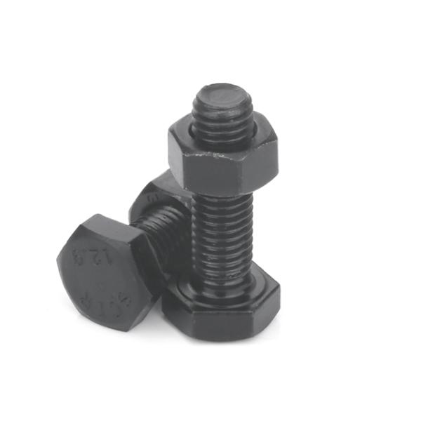 ZINC Finish 8.8 Grade Hex Bolts and Nuts M6-M36 M10 DIN933 934 for Industrial Demands