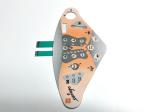 Clear LED Windows 6 Layers Polyester Push Button On Off Switch With 1 Million