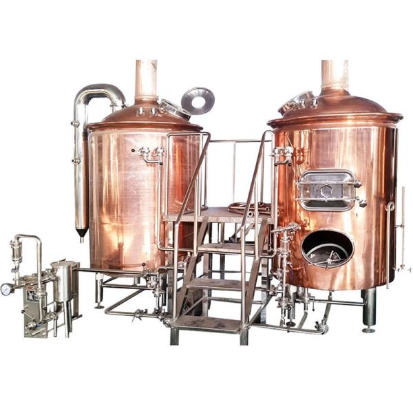 Quality Food Beverage Stainless Steel GSTA 1000L Bronze Craft Beer Brewing Equipment for Pub for sale