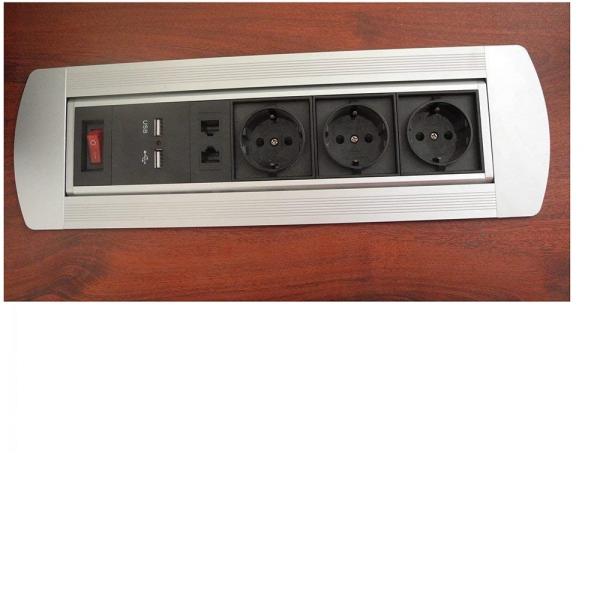 2 USB Charger Flip Up Electrical Outlet Digital Connectivity 250V Voltage