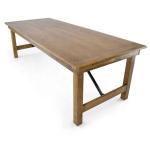 Buy cheap Banquet Hotel Home Wooden Folding Farm Table with Solid Pine Wood product