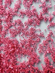 Buy cheap Red Nylon Plastic Blasting Media 0.3*0.3mm Bead Blast Plastic product