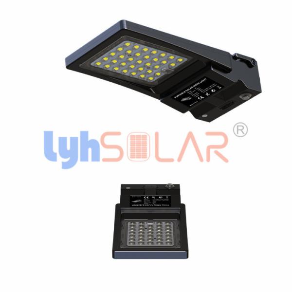 Quality Black Portable Solar Lights Outdoor High Bright Sensor Lights With Beam Angle Type II for sale