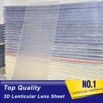 PLASTIC LENTICULAR 3D 20 LPI UV large format lenticular sheet 3MM designed for