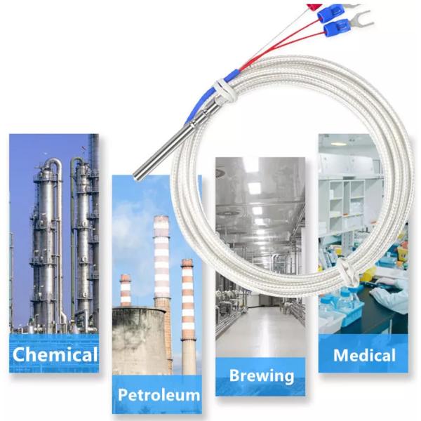Waterproof Platinum Temperature Sensor PT1000 Thermal Resistance