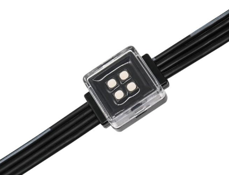 Outdoor IP67 LED Grid Screen Advertising Sign DC12V Pixel Dot 20mm Panel Size