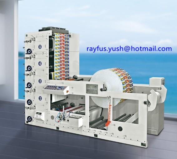 Quality Multi Color Paper Roll Flexo Printing Machine for sale