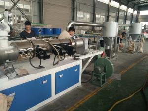 China PVC Plastic Twin Screw Extrusion Machine Extruder Recycling Line Granulator on sale