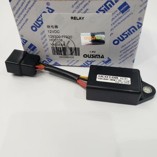 OUSIMA 128300-77920 HC0108 12V Glow Plug Timer Relay For YAMMAR 12830077920