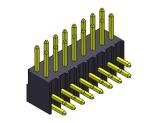 2.54mm Single Row R/A TYPE Pin Header Connector 2*2PIN To 2*40PIN H=7.40MM