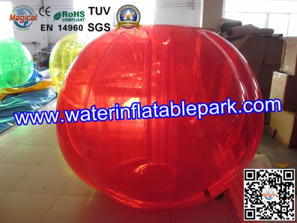 Quality Entertainment  Body Zorbing Ball Apple Design ,  Colorful Inflatable Beach Ball for sale
