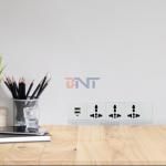 Boente eu power plug table clamp mount outlet / movable desk socket mounting