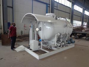 5cbm Propane Filling Station , 2.5tons Propane Lpg Skid Plant With Scale