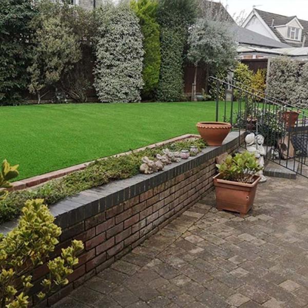 30mm Infiller Free Artificial Grass 15000 Detx Artificial Green Turf With Low Maintenance And High Durability