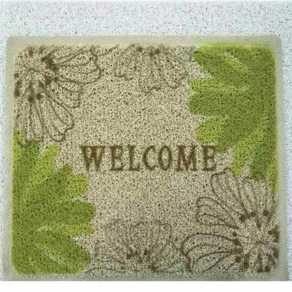 Square Door Mat Persia Style Color Red Pink Green Black Orange Brown