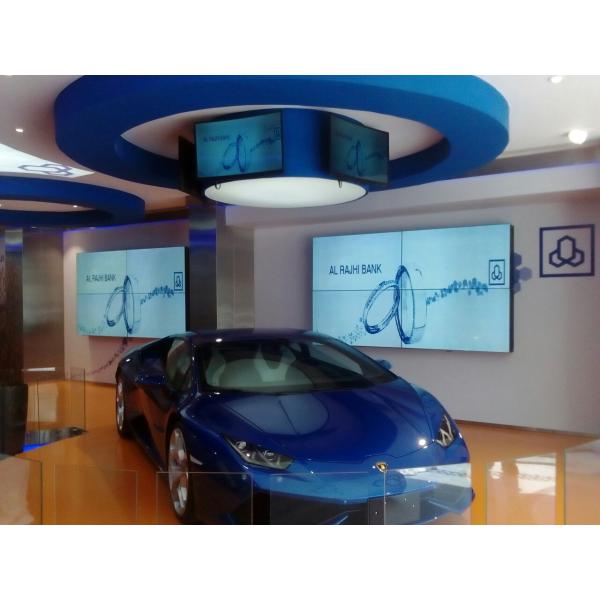 Exterior Super Narrow Bezel LCD Wall Display 46" 4K DID 3.5mm Bezel 3x3 Video Wall