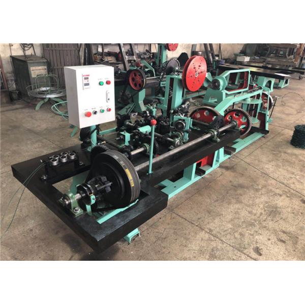 Normal Double Twist Barbed Wire Fencing Equipment Customized Voltage 60 Kg/H