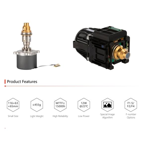 1x1mm Responsivity Infrared Camera Detector Thermal Imaging Microseconds Response